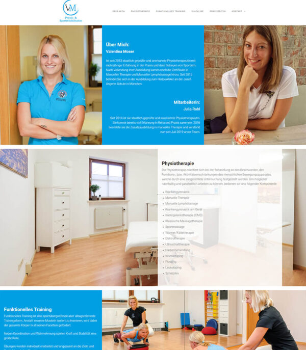 Designiero portfolio - VM Physio